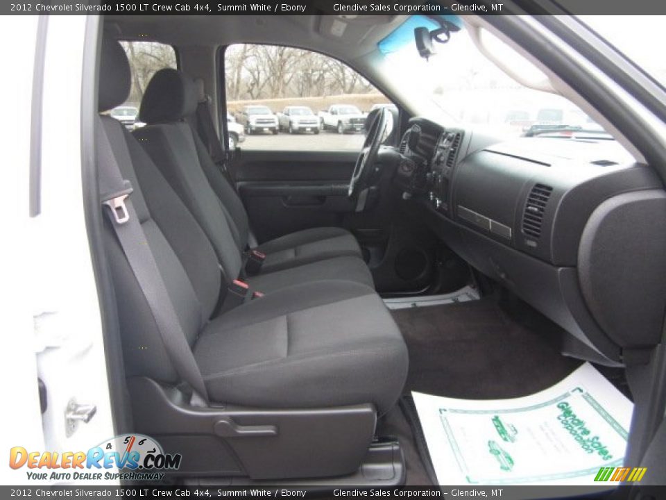 2012 Chevrolet Silverado 1500 LT Crew Cab 4x4 Summit White / Ebony Photo #15