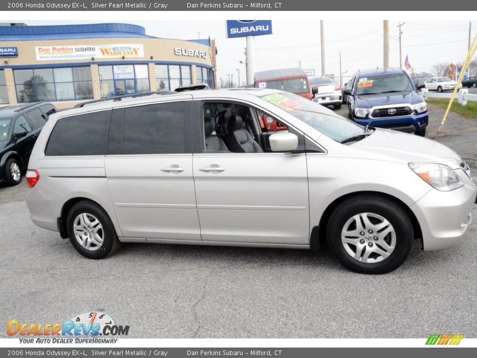 2006 Honda Odyssey EX-L Silver Pearl Metallic / Gray Photo #4