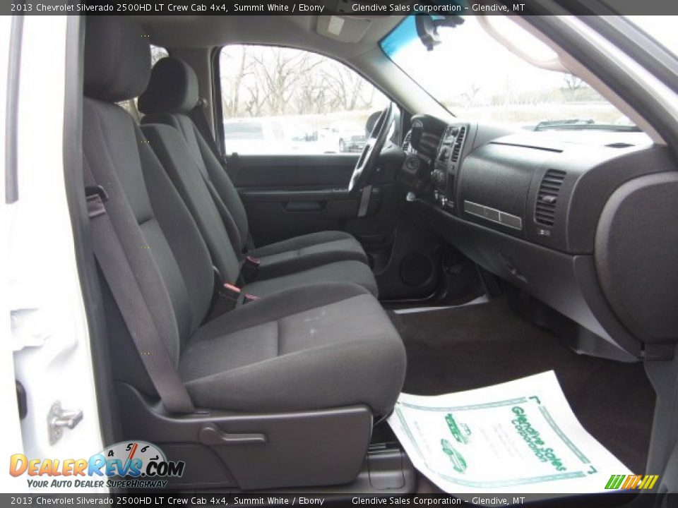 2013 Chevrolet Silverado 2500HD LT Crew Cab 4x4 Summit White / Ebony Photo #14