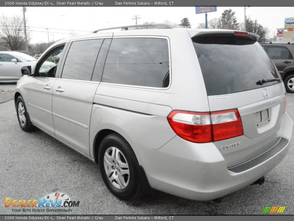 2006 Honda Odyssey EX-L Silver Pearl Metallic / Gray Photo #10