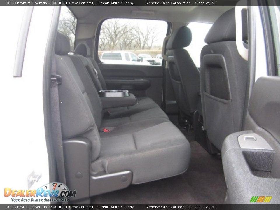 2013 Chevrolet Silverado 2500HD LT Crew Cab 4x4 Summit White / Ebony Photo #17