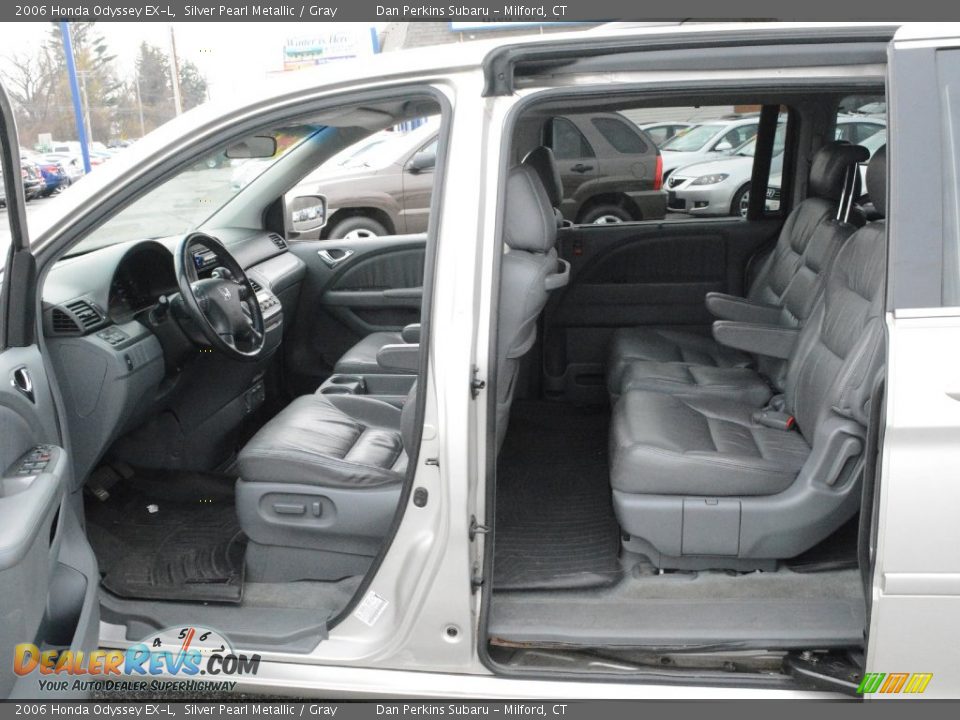 2006 Honda Odyssey EX-L Silver Pearl Metallic / Gray Photo #12