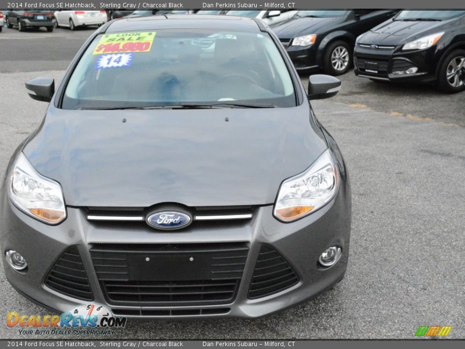 2014 Ford Focus SE Hatchback Sterling Gray / Charcoal Black Photo #2