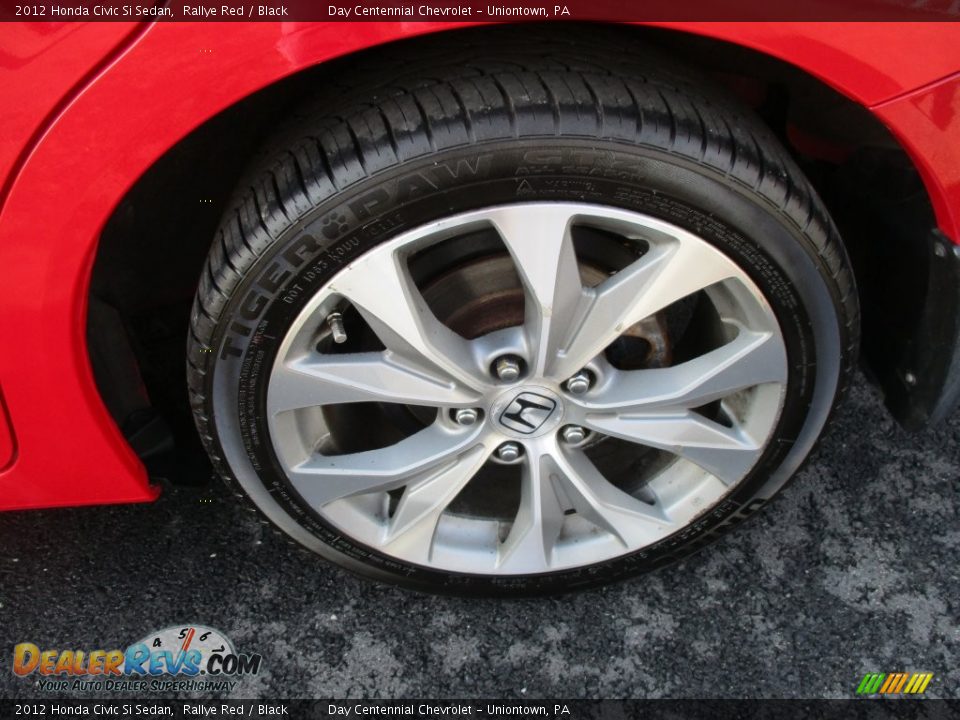 2012 Honda Civic Si Sedan Rallye Red / Black Photo #3
