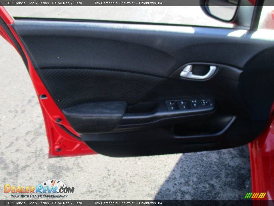 2012 Honda Civic Si Sedan Rallye Red / Black Photo #19