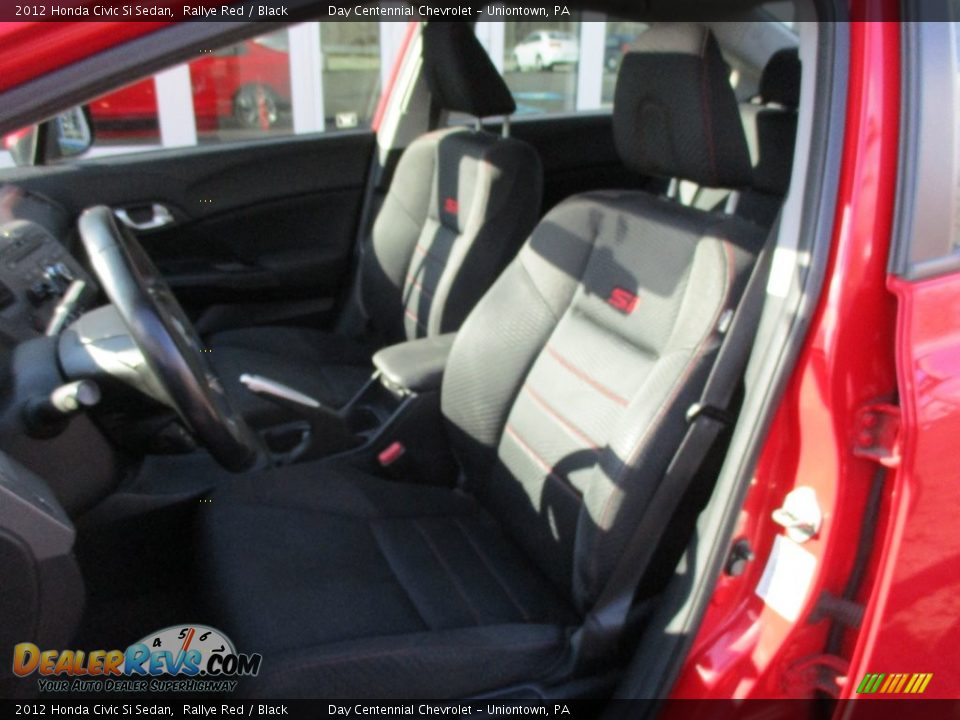 2012 Honda Civic Si Sedan Rallye Red / Black Photo #22