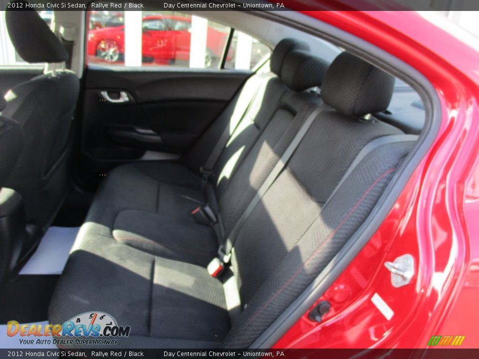 2012 Honda Civic Si Sedan Rallye Red / Black Photo #23