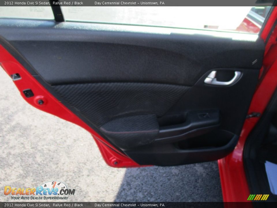 2012 Honda Civic Si Sedan Rallye Red / Black Photo #24