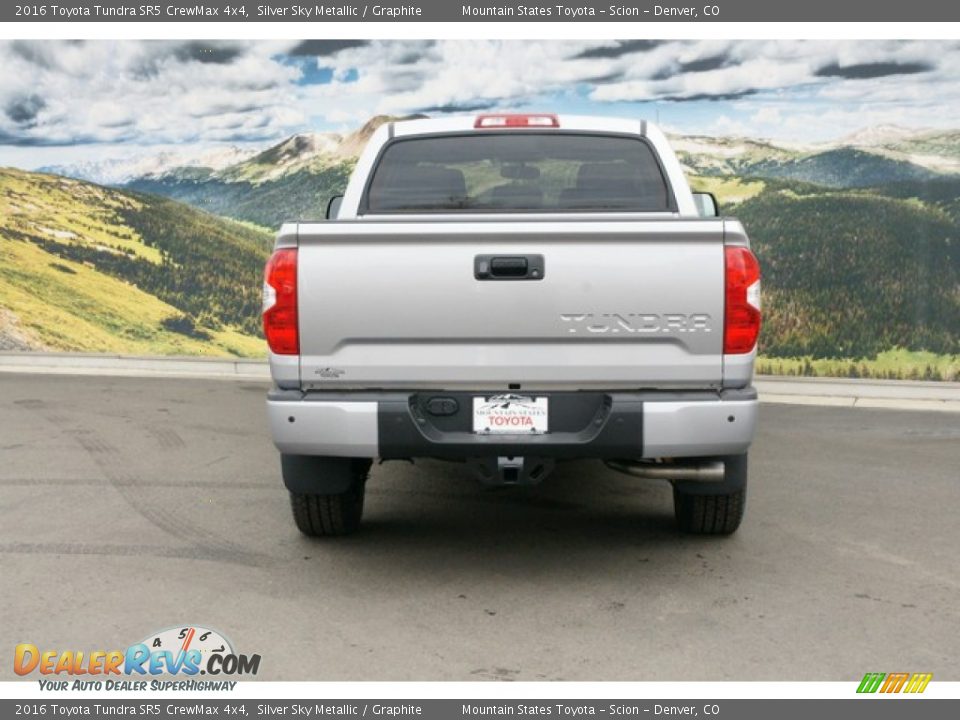 2016 Toyota Tundra SR5 CrewMax 4x4 Silver Sky Metallic / Graphite Photo #4