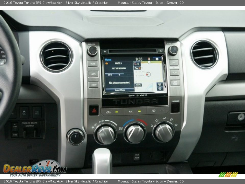 2016 Toyota Tundra SR5 CrewMax 4x4 Silver Sky Metallic / Graphite Photo #6