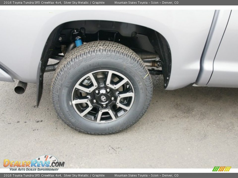2016 Toyota Tundra SR5 CrewMax 4x4 Silver Sky Metallic / Graphite Photo #9