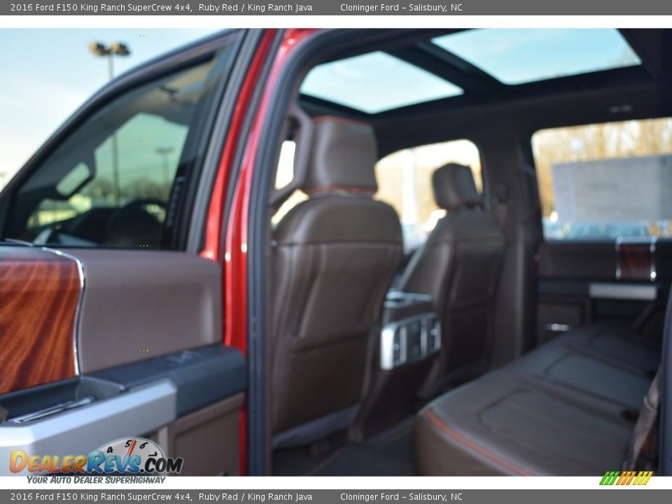 2016 Ford F150 King Ranch SuperCrew 4x4 Ruby Red / King Ranch Java Photo #15