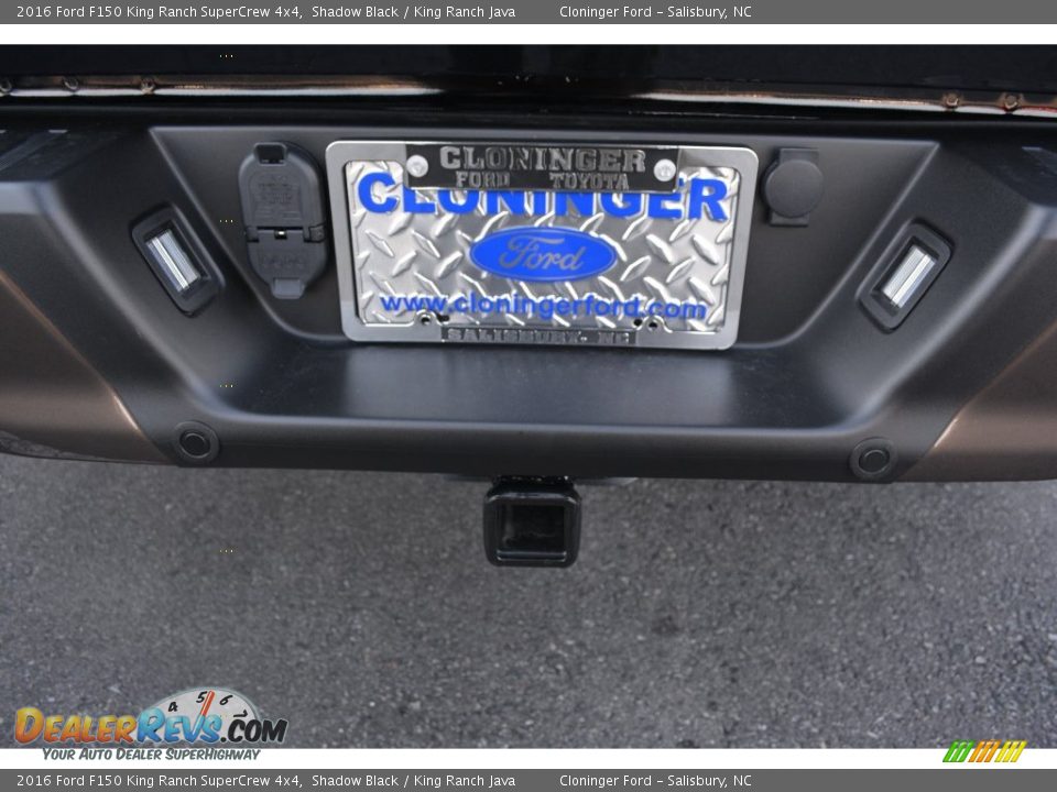 2016 Ford F150 King Ranch SuperCrew 4x4 Shadow Black / King Ranch Java Photo #5