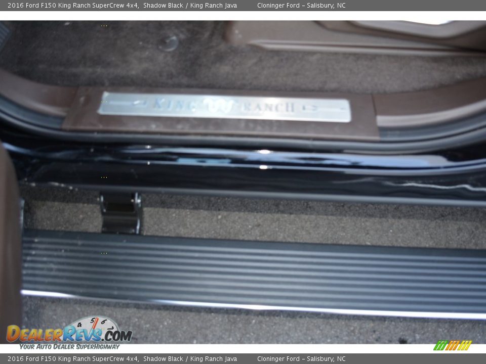 2016 Ford F150 King Ranch SuperCrew 4x4 Shadow Black / King Ranch Java Photo #8