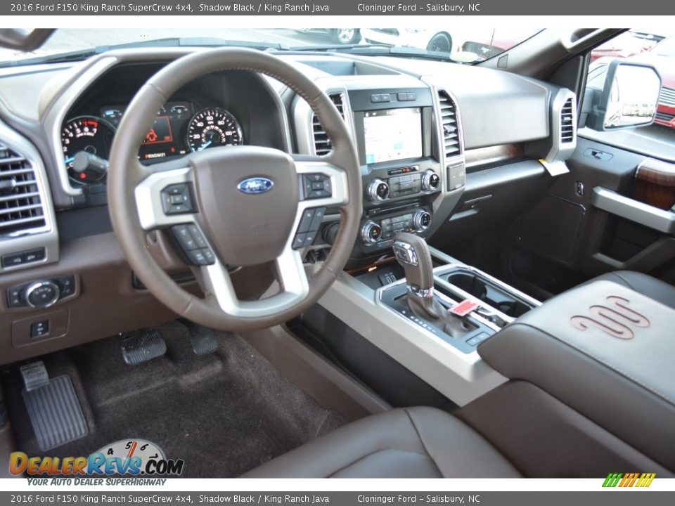 King Ranch Java Interior - 2016 Ford F150 King Ranch SuperCrew 4x4 Photo #11
