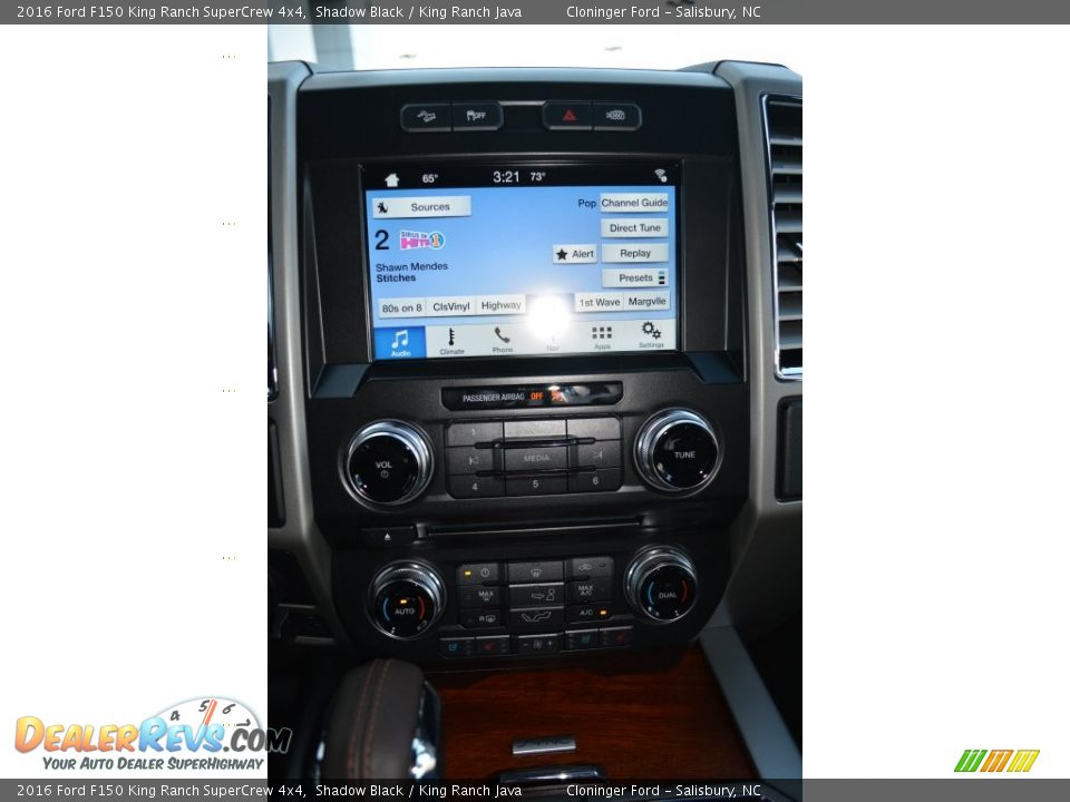 2016 Ford F150 King Ranch SuperCrew 4x4 Shadow Black / King Ranch Java Photo #15