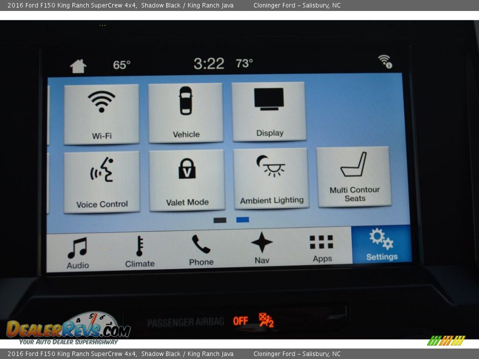 2016 Ford F150 King Ranch SuperCrew 4x4 Shadow Black / King Ranch Java Photo #17