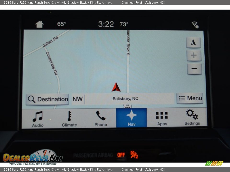 2016 Ford F150 King Ranch SuperCrew 4x4 Shadow Black / King Ranch Java Photo #18