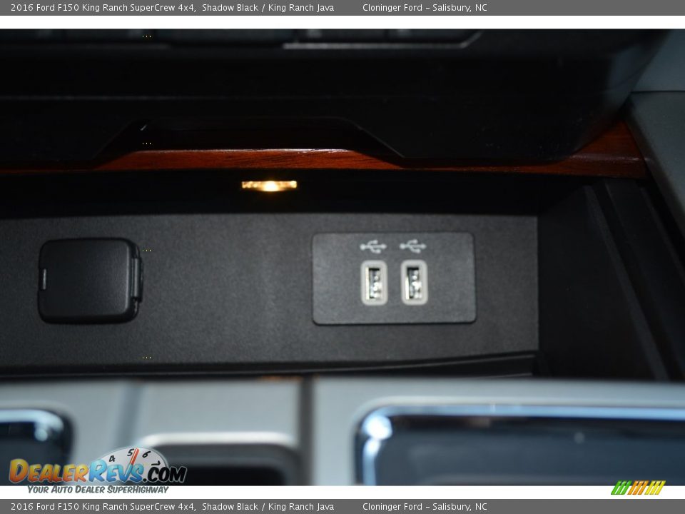 2016 Ford F150 King Ranch SuperCrew 4x4 Shadow Black / King Ranch Java Photo #21