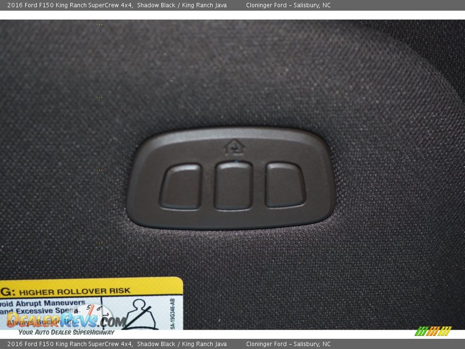 2016 Ford F150 King Ranch SuperCrew 4x4 Shadow Black / King Ranch Java Photo #27