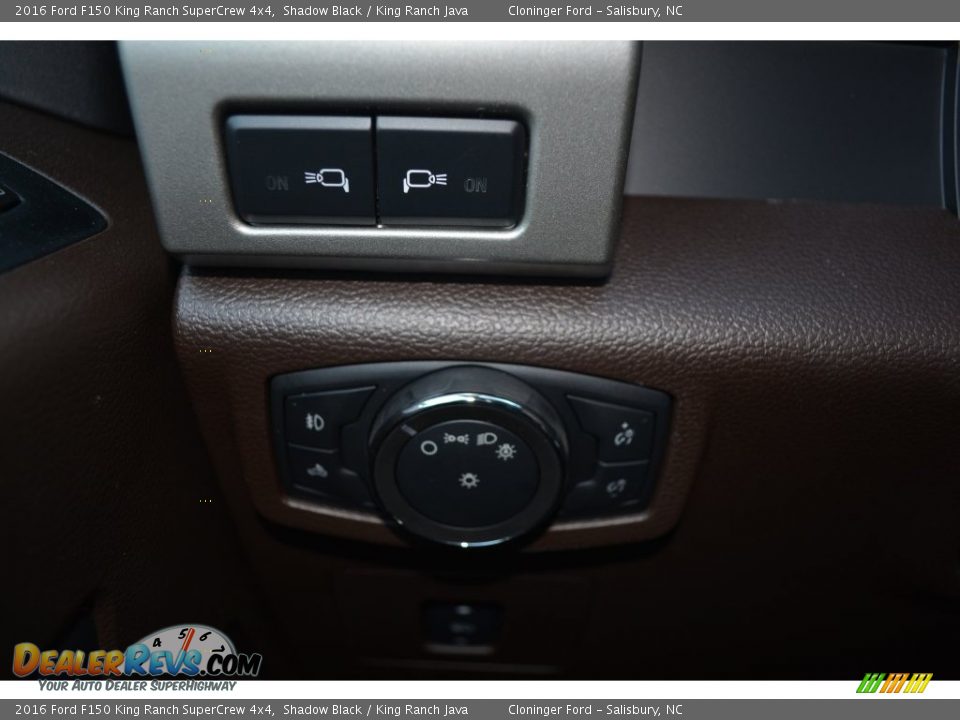 2016 Ford F150 King Ranch SuperCrew 4x4 Shadow Black / King Ranch Java Photo #29