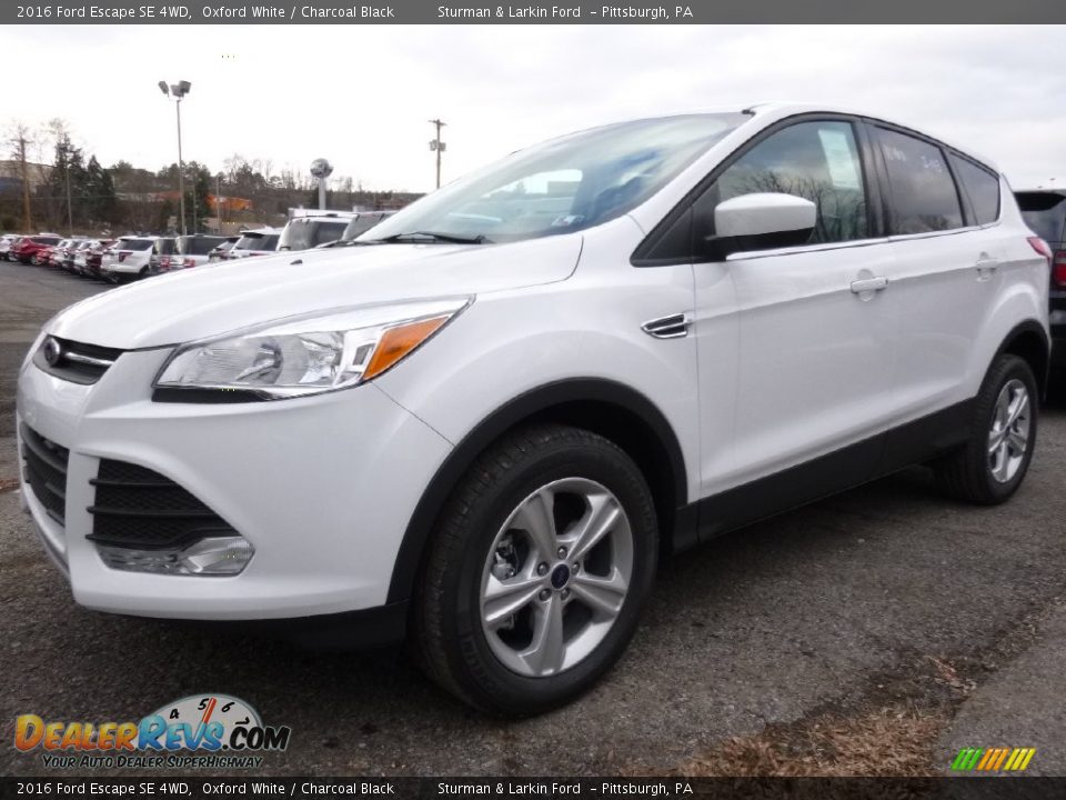 2016 Ford Escape SE 4WD Oxford White / Charcoal Black Photo #5
