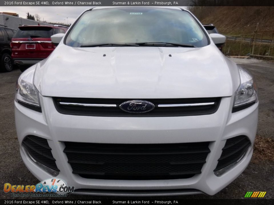 2016 Ford Escape SE 4WD Oxford White / Charcoal Black Photo #7