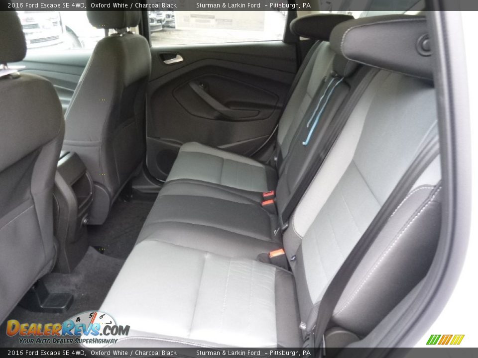 2016 Ford Escape SE 4WD Oxford White / Charcoal Black Photo #9