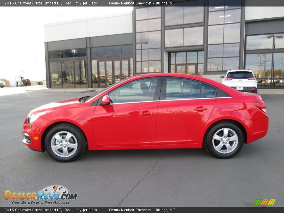 2016 Chevrolet Cruze Limited LT Red Hot / Jet Black Photo #3