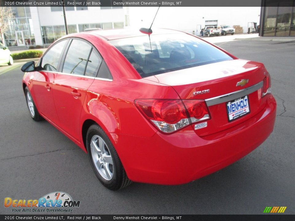 2016 Chevrolet Cruze Limited LT Red Hot / Jet Black Photo #4