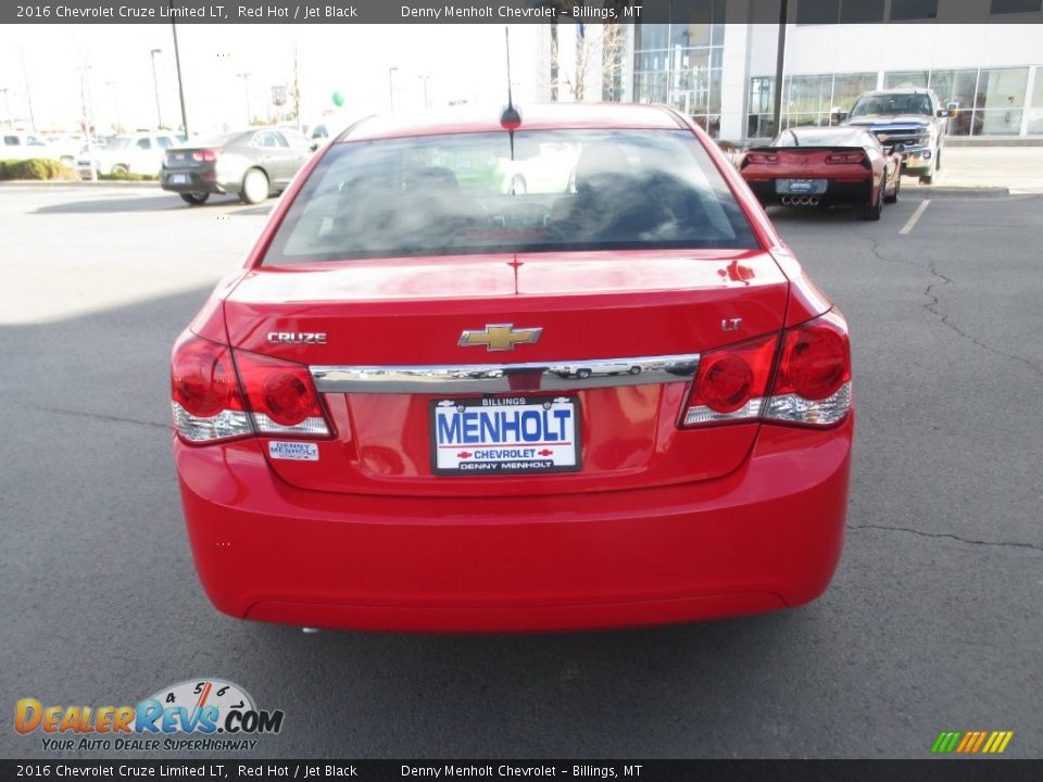 2016 Chevrolet Cruze Limited LT Red Hot / Jet Black Photo #5