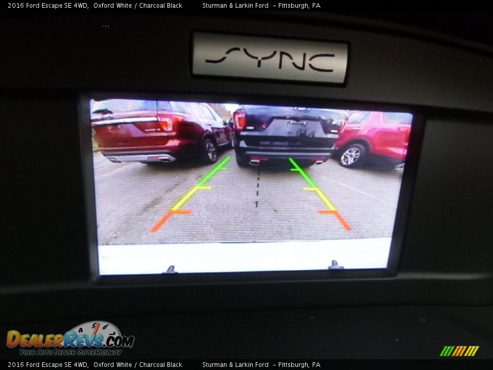 2016 Ford Escape SE 4WD Oxford White / Charcoal Black Photo #14