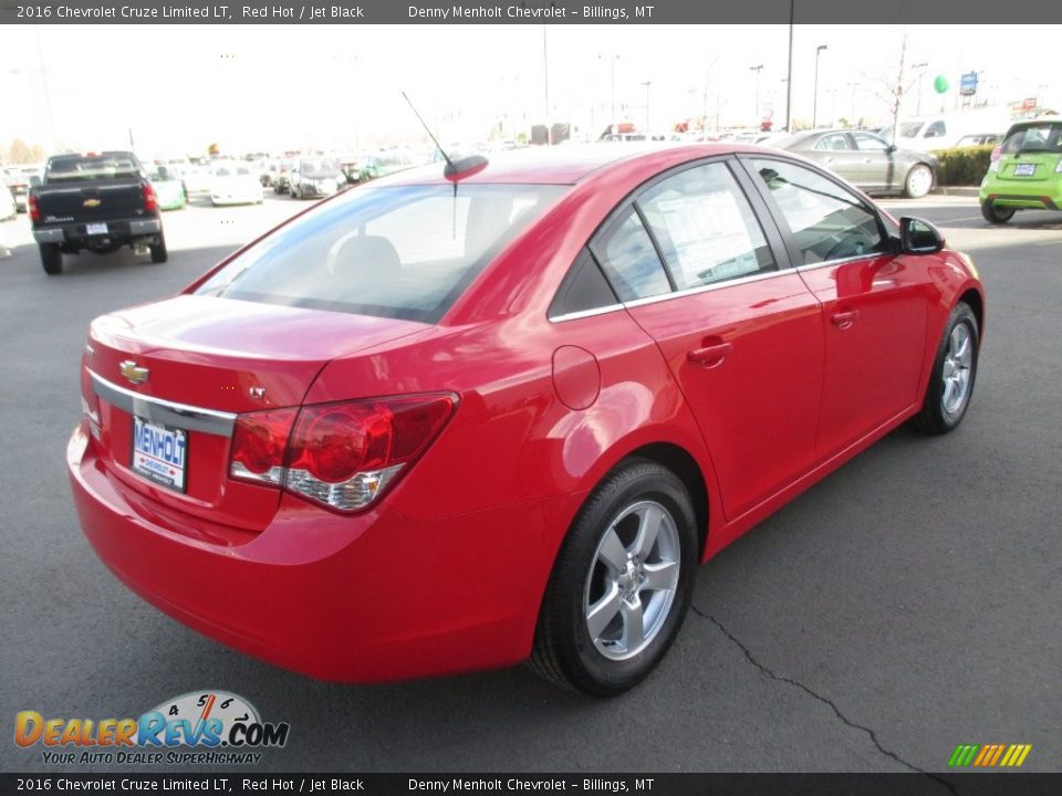 2016 Chevrolet Cruze Limited LT Red Hot / Jet Black Photo #6