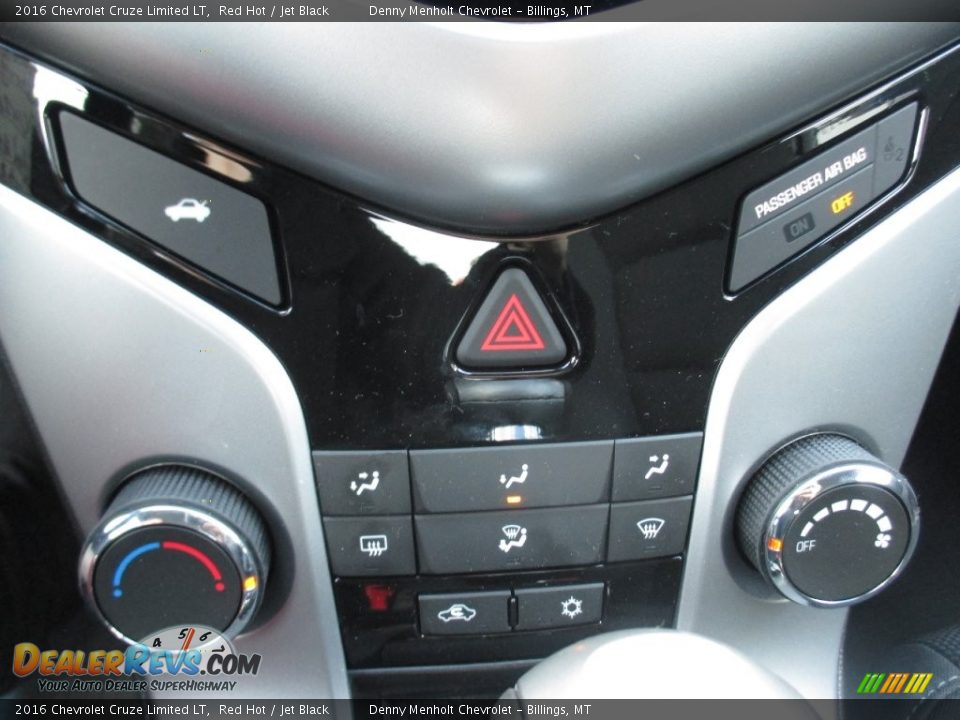 2016 Chevrolet Cruze Limited LT Red Hot / Jet Black Photo #14