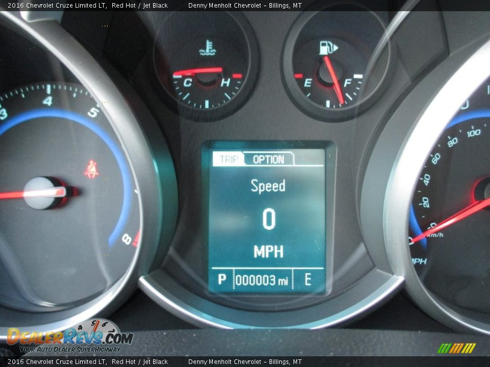 2016 Chevrolet Cruze Limited LT Red Hot / Jet Black Photo #15