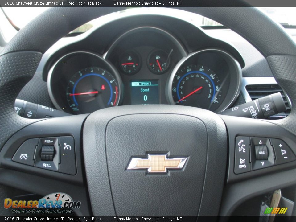 2016 Chevrolet Cruze Limited LT Red Hot / Jet Black Photo #16