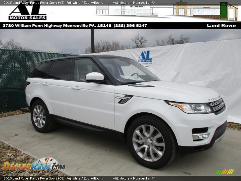 2016 Land Rover Range Rover Sport HSE Fuji White / Ebony/Ebony Photo #1