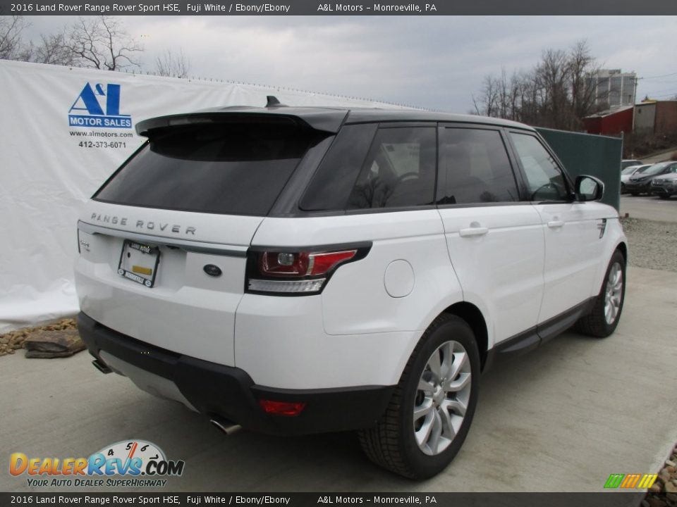 2016 Land Rover Range Rover Sport HSE Fuji White / Ebony/Ebony Photo #4