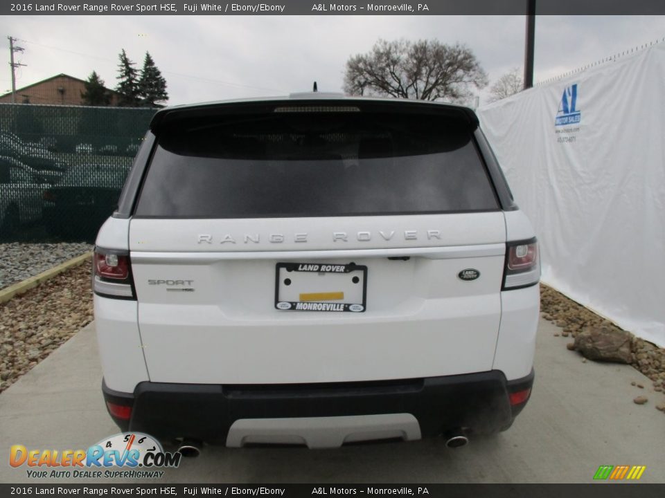 2016 Land Rover Range Rover Sport HSE Fuji White / Ebony/Ebony Photo #9