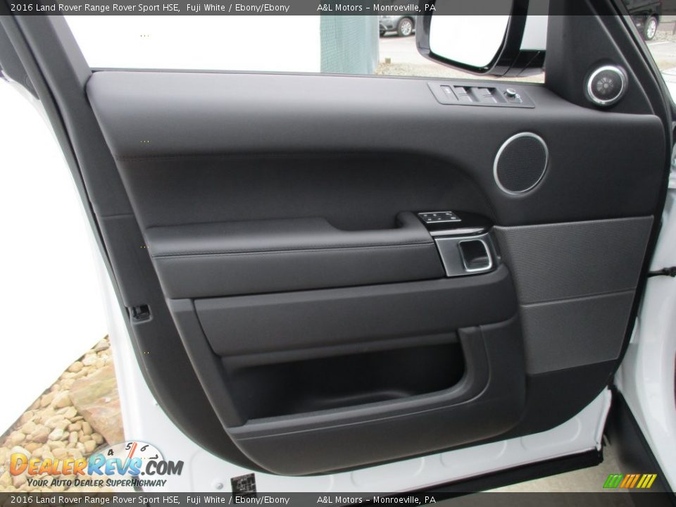2016 Land Rover Range Rover Sport HSE Fuji White / Ebony/Ebony Photo #10