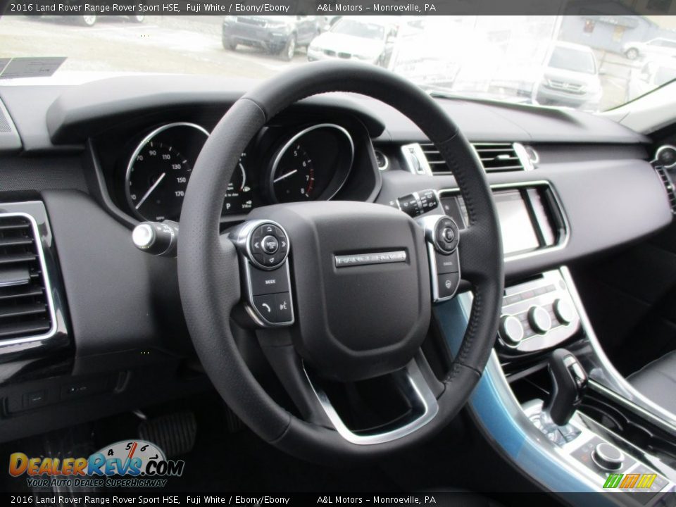 2016 Land Rover Range Rover Sport HSE Fuji White / Ebony/Ebony Photo #15