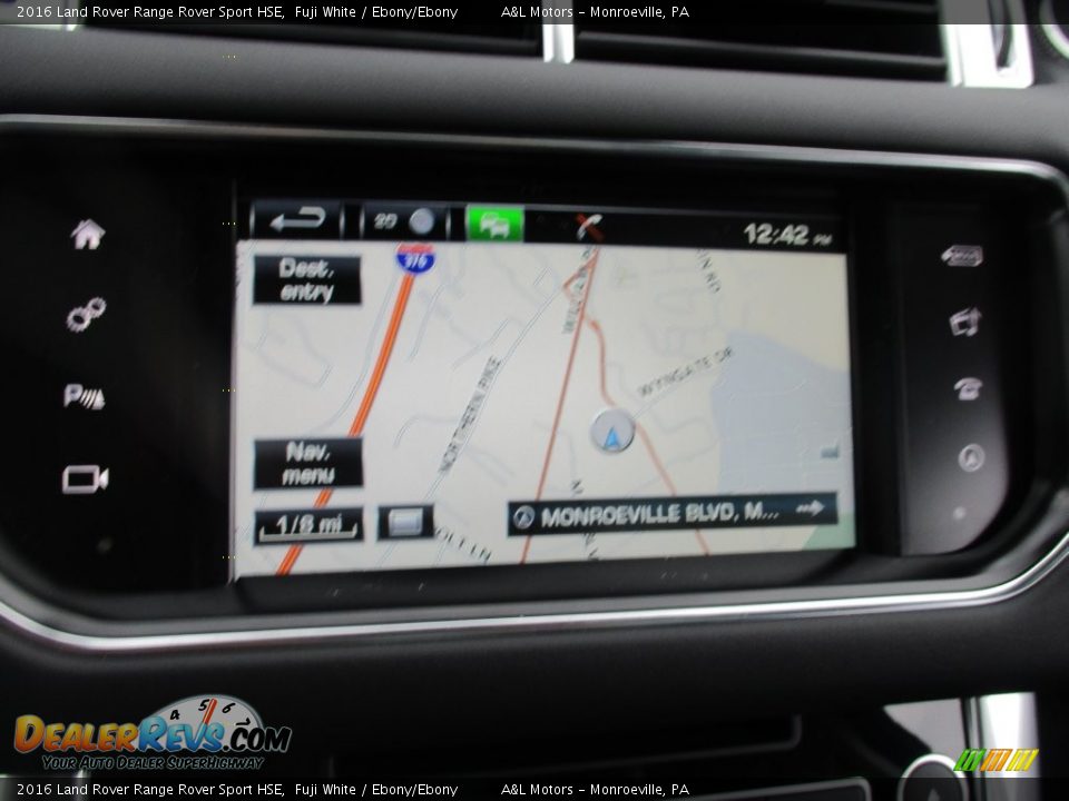 2016 Land Rover Range Rover Sport HSE Fuji White / Ebony/Ebony Photo #17