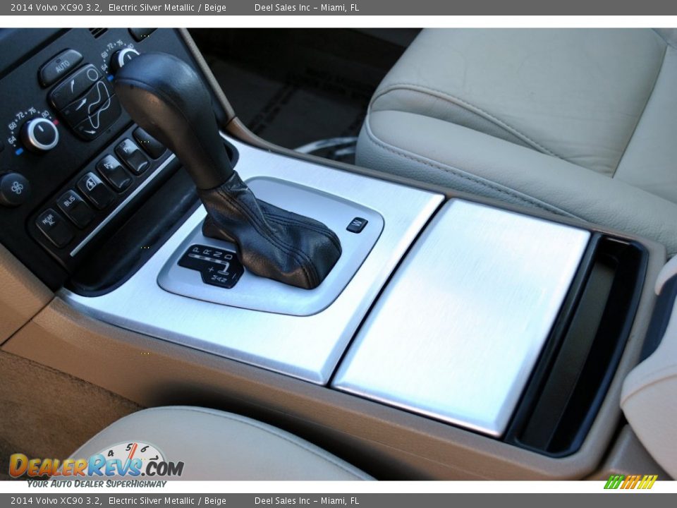 2014 Volvo XC90 3.2 Electric Silver Metallic / Beige Photo #17