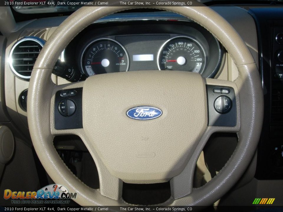 2010 Ford Explorer XLT 4x4 Dark Copper Metallic / Camel Photo #21