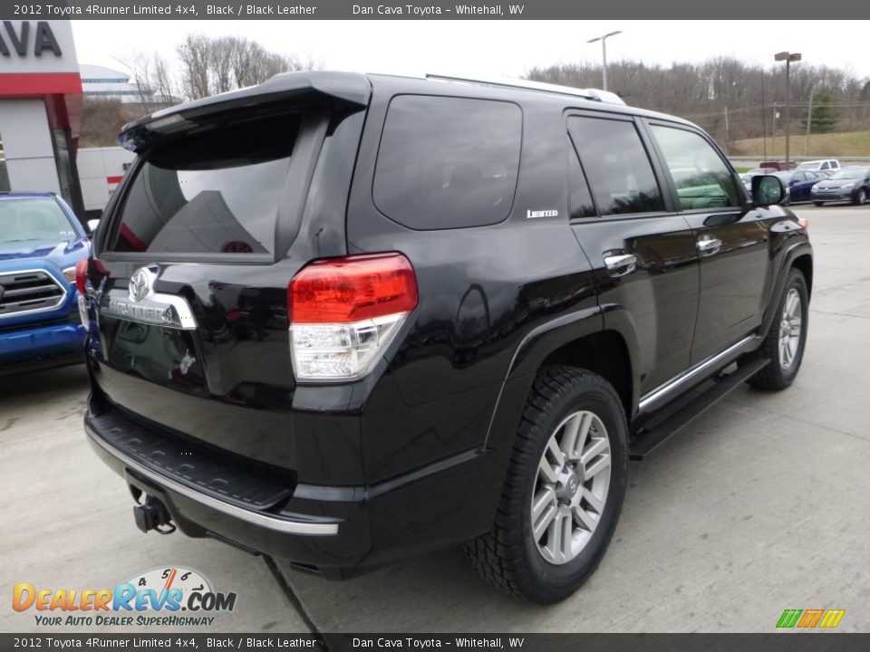 2012 Toyota 4Runner Limited 4x4 Black / Black Leather Photo #8