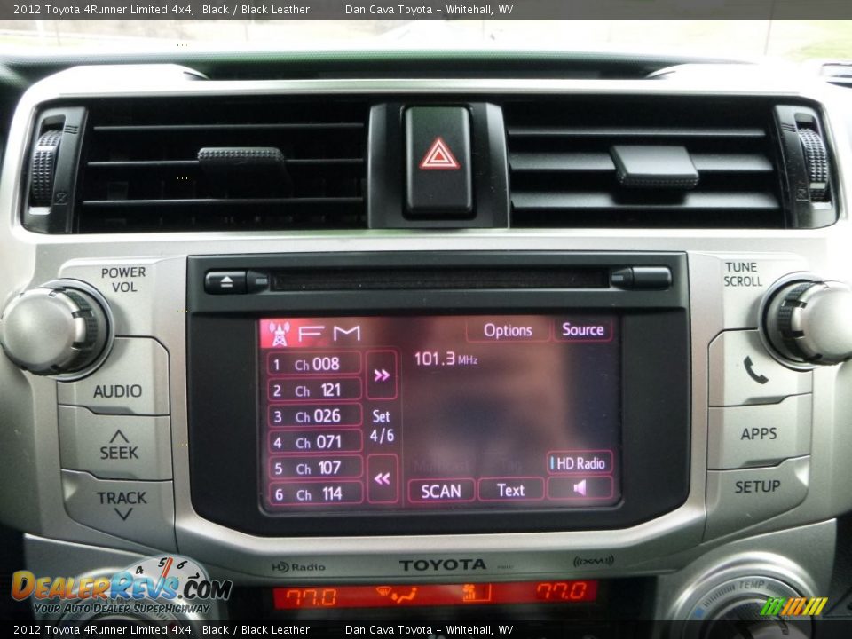 2012 Toyota 4Runner Limited 4x4 Black / Black Leather Photo #18