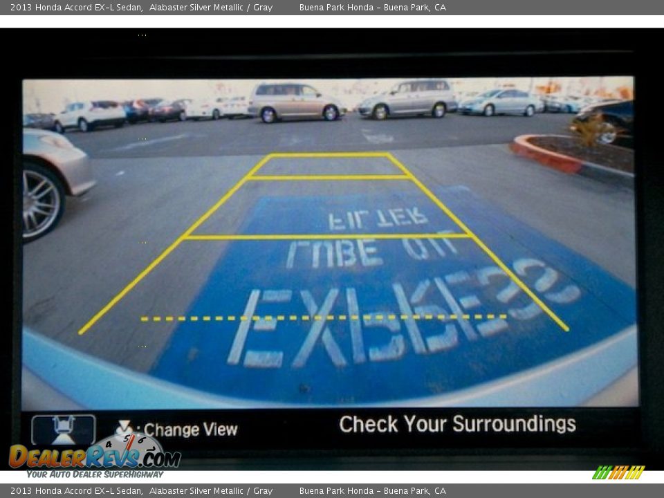 2013 Honda Accord EX-L Sedan Alabaster Silver Metallic / Gray Photo #23