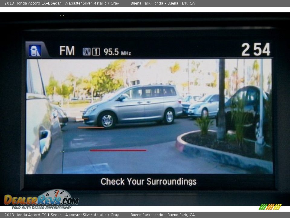 2013 Honda Accord EX-L Sedan Alabaster Silver Metallic / Gray Photo #24