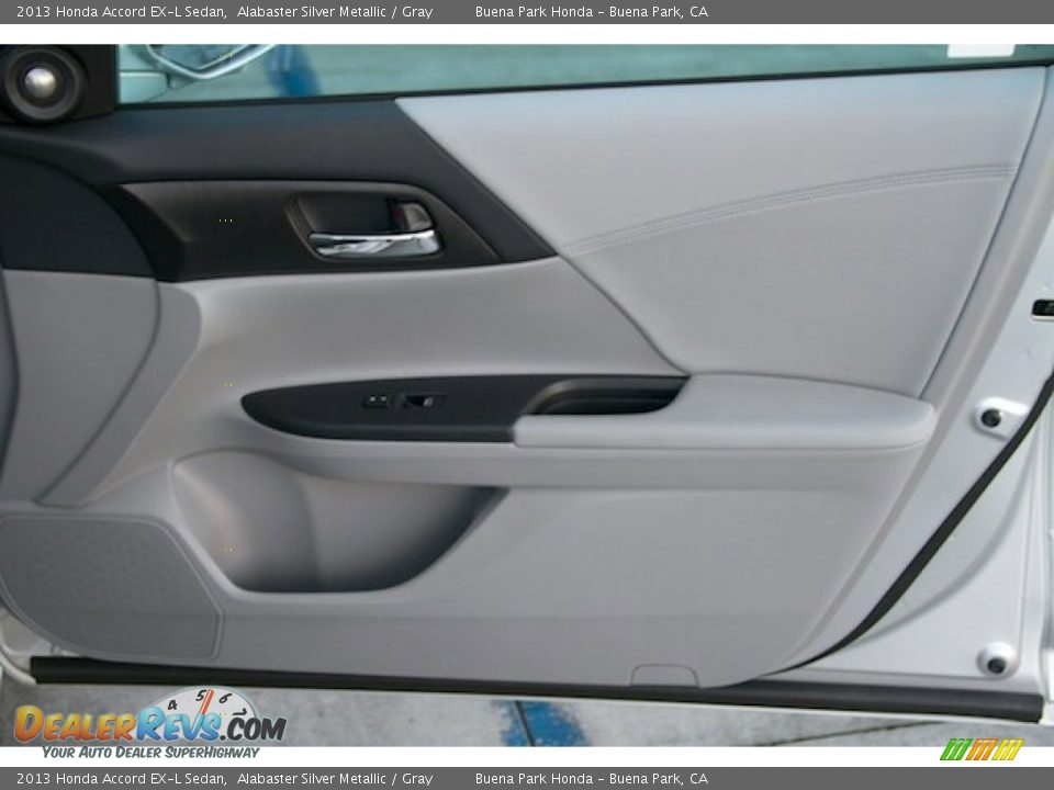 2013 Honda Accord EX-L Sedan Alabaster Silver Metallic / Gray Photo #29