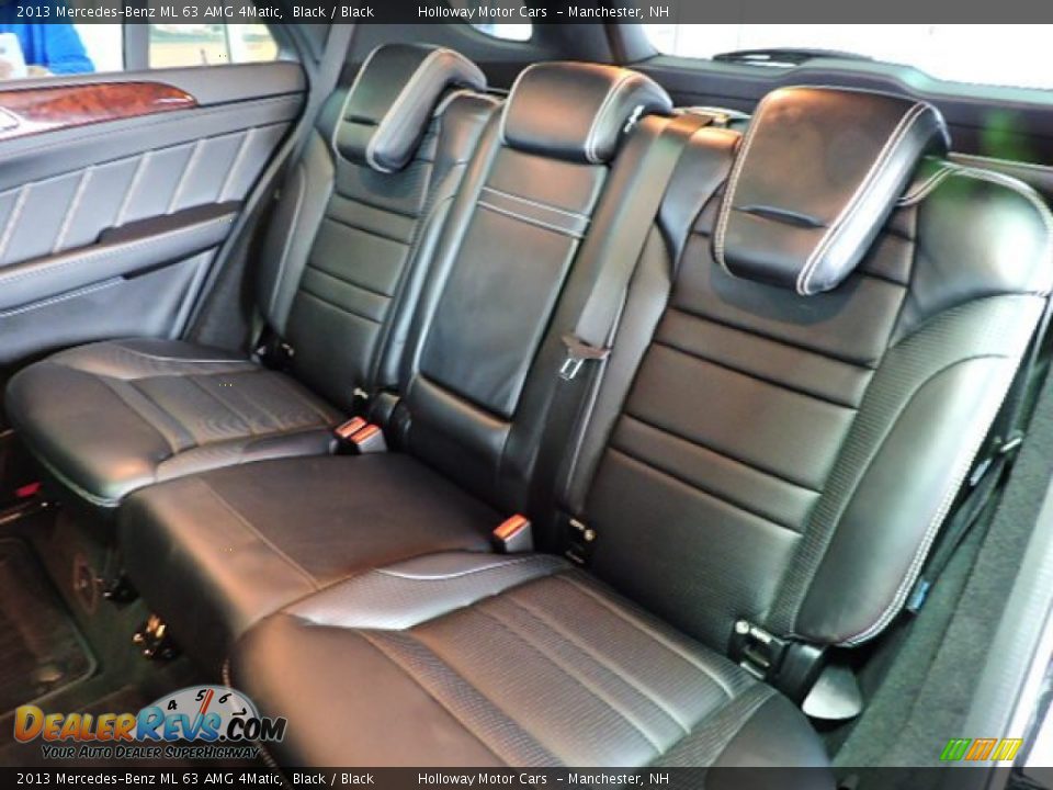 Rear Seat of 2013 Mercedes-Benz ML 63 AMG 4Matic Photo #9